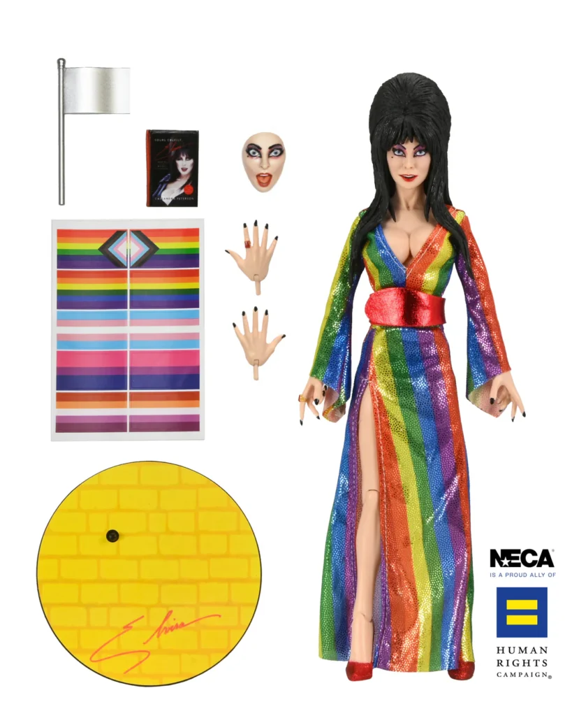 Elvira Cassandra Peterson Overt The Rainbow Figure