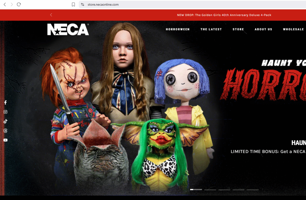 Scam NECA sites are flooding Facebook with ads that look real. Here’s how to spot the fakes, avoid stolen credit cards, and know where to buy safely.